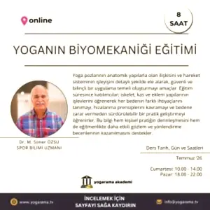 Yoganın Biyomekaniği Eğitimi