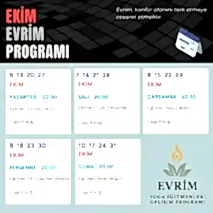 Evrim Ekim Ayı Programı