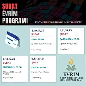 EVRİM Şubat Ayı Programı