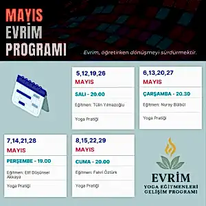 EVRİM Mayıs Ayı Programı